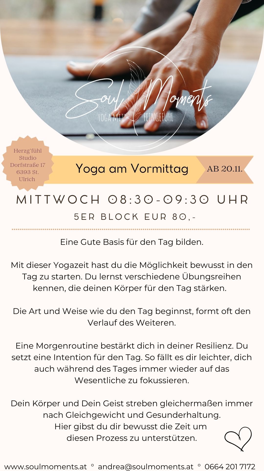 Yoga am Vormittag